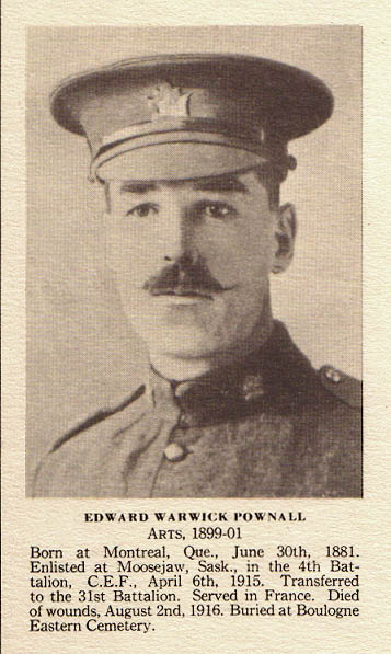 Photo of Edward Warwick Pownall