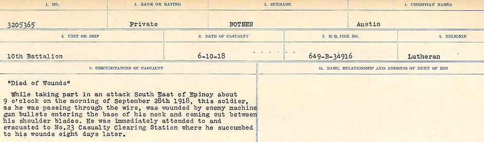 Circumstances of Death Registers