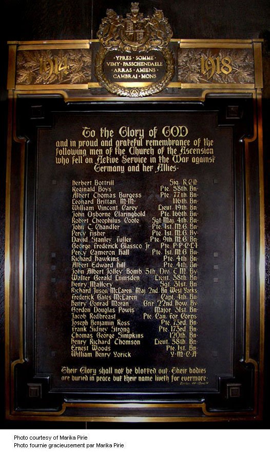World War I Memorial Tablet