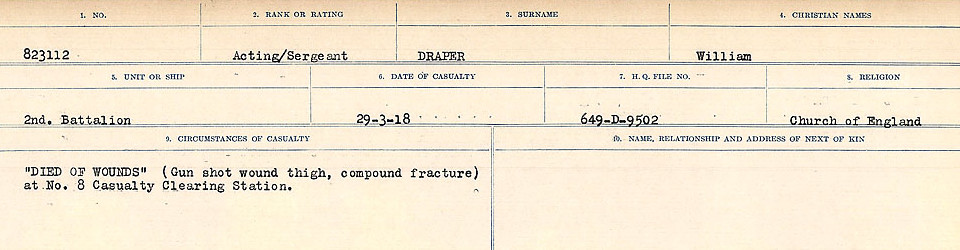 Circumstances of death registers