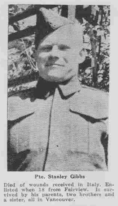 Photo of STANLEY ALEXANDER GIBBS