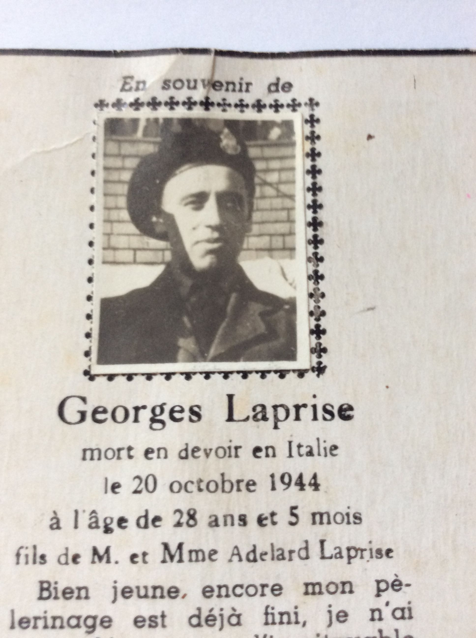 Photo of GEORGES LAPRISE