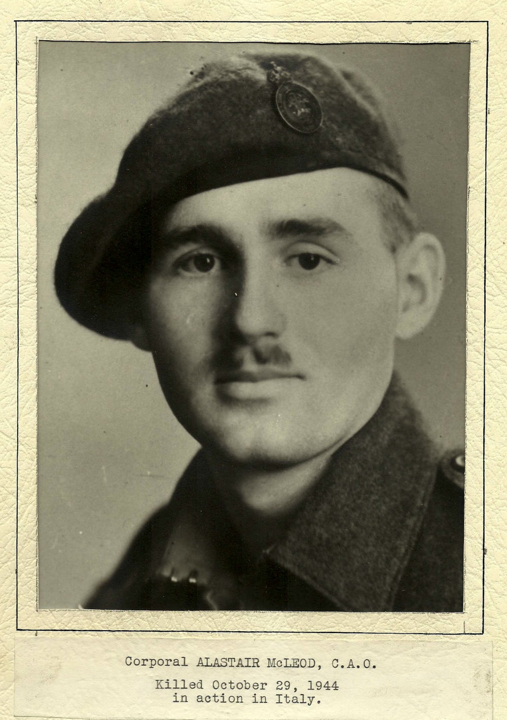 Photo of Alastair McLeod