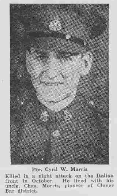 Photo of CYRIL WILMOT MORRIS