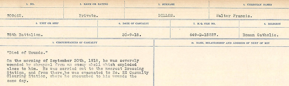 Circumstances of death registers
