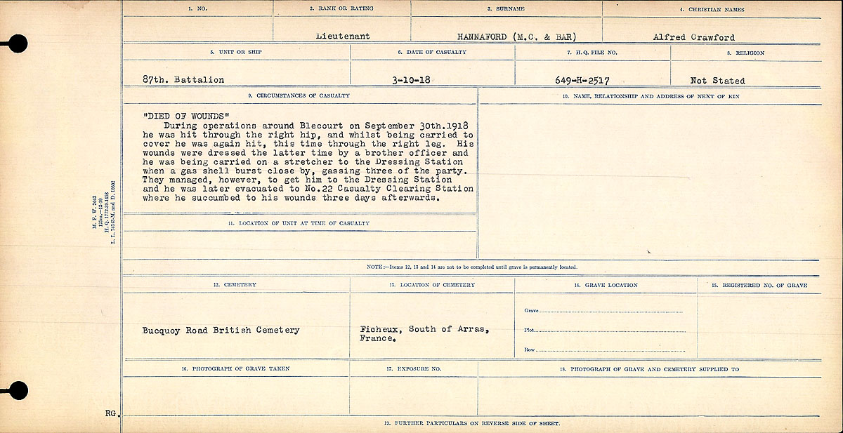 Circumstances of death registers
