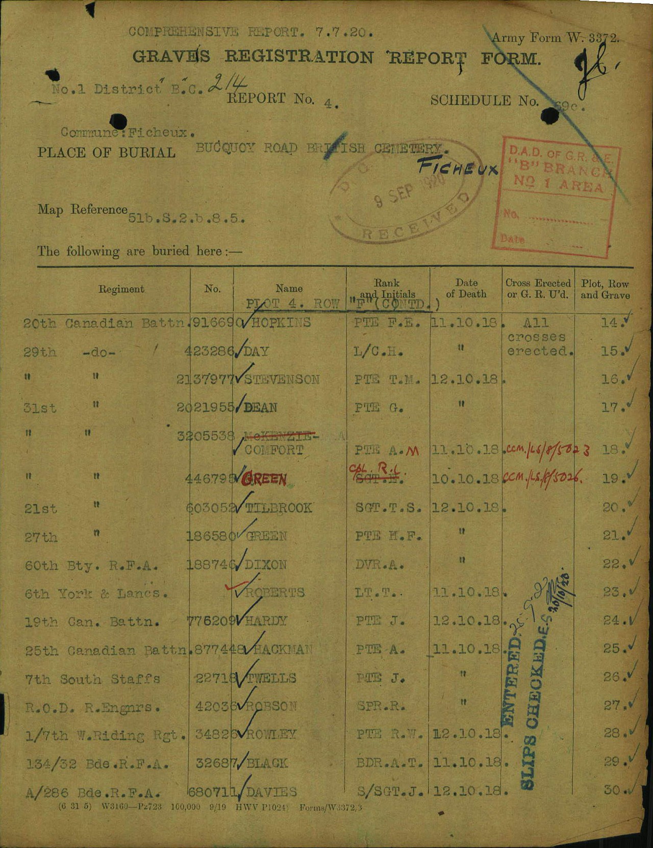 Graves registration form