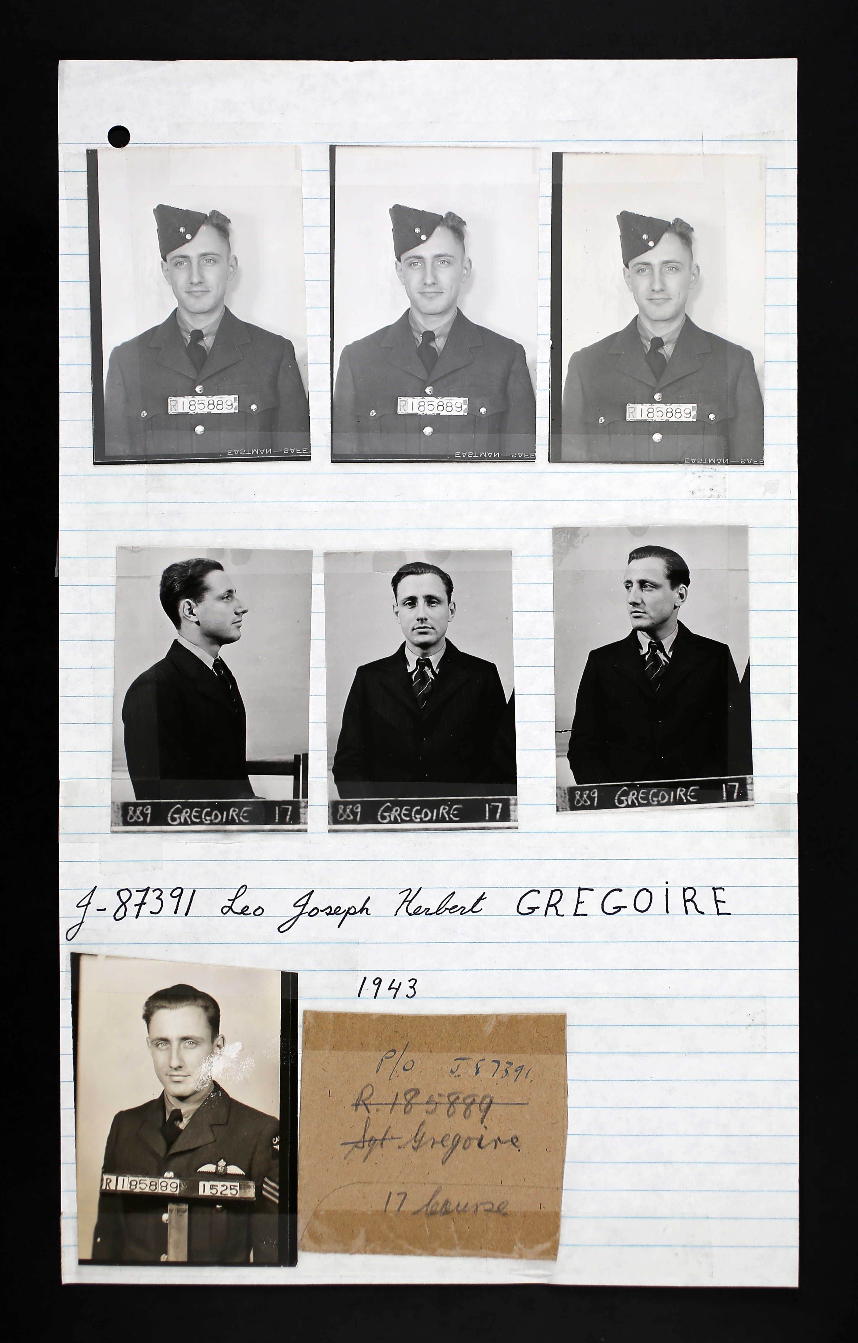 Photo of Leo Joseph Robert Gregoire