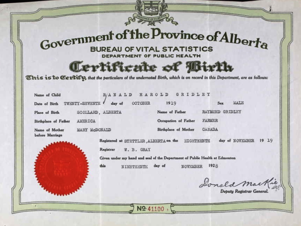 Birth Certificate