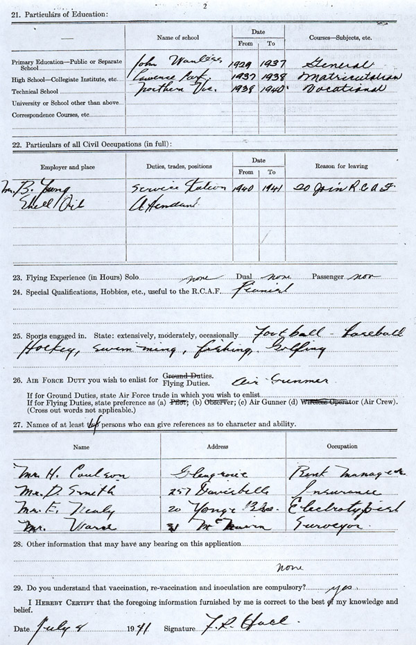 Attestation Paper (page 2)