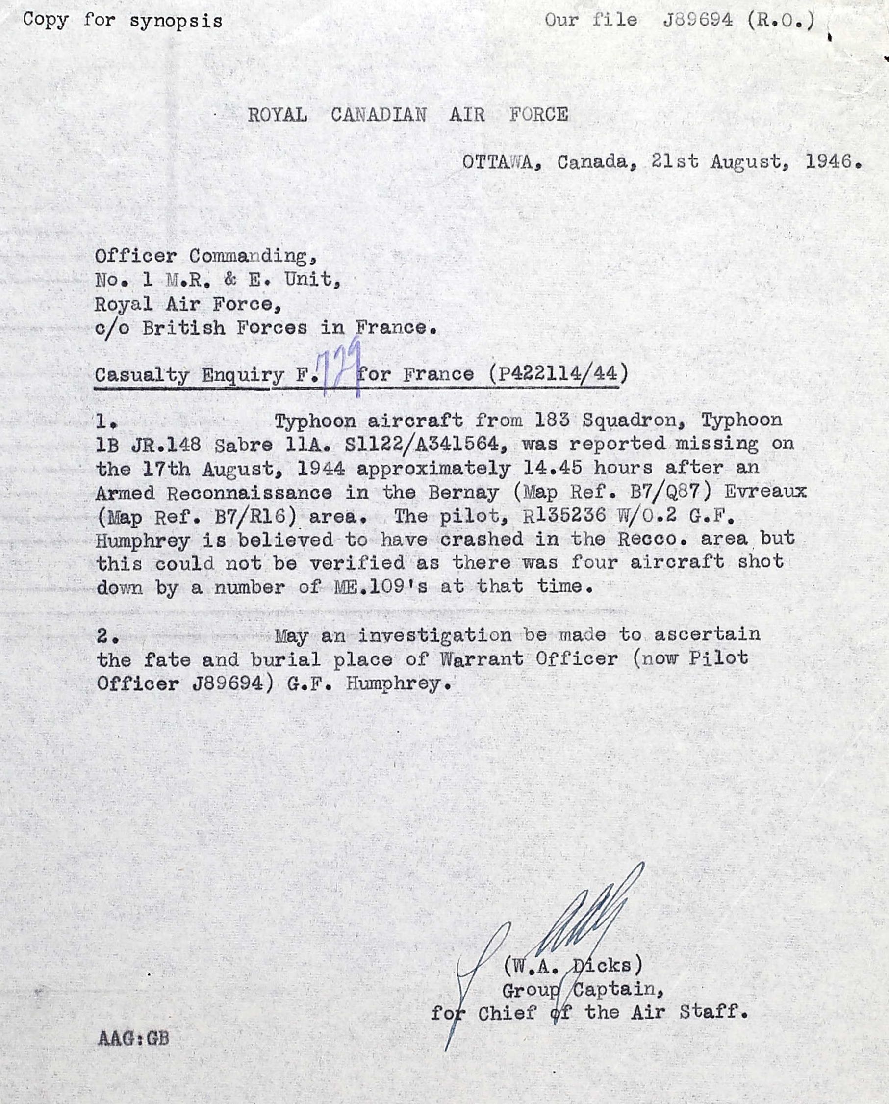 Circumstances of death registers