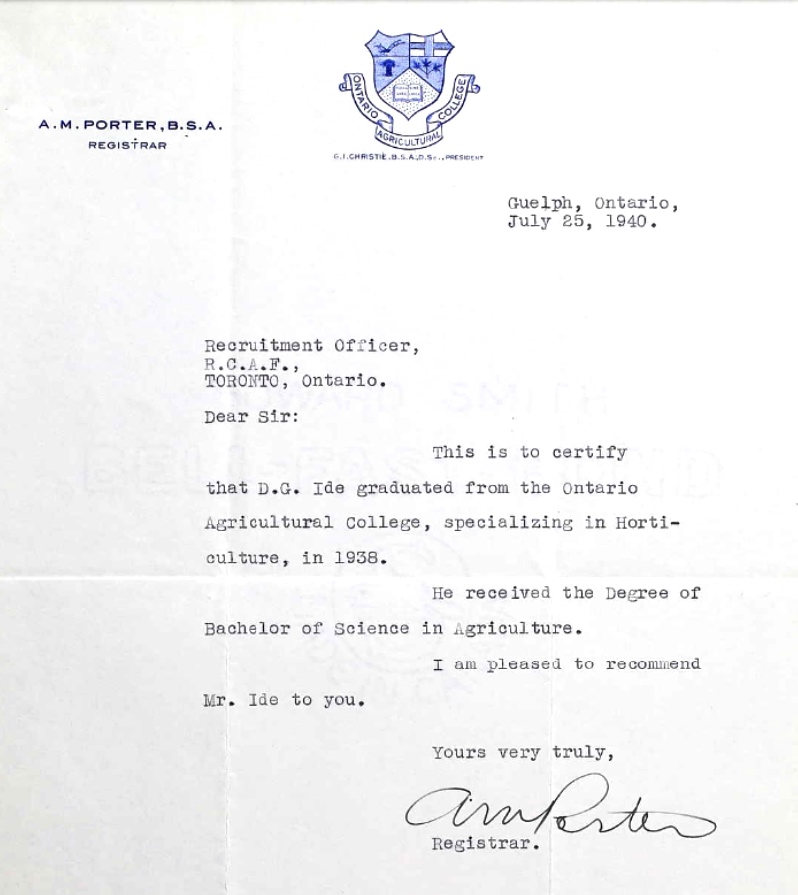 Letter of recommendation