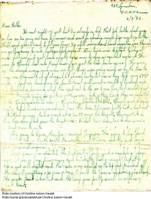 Letter September 6 1943 p.1