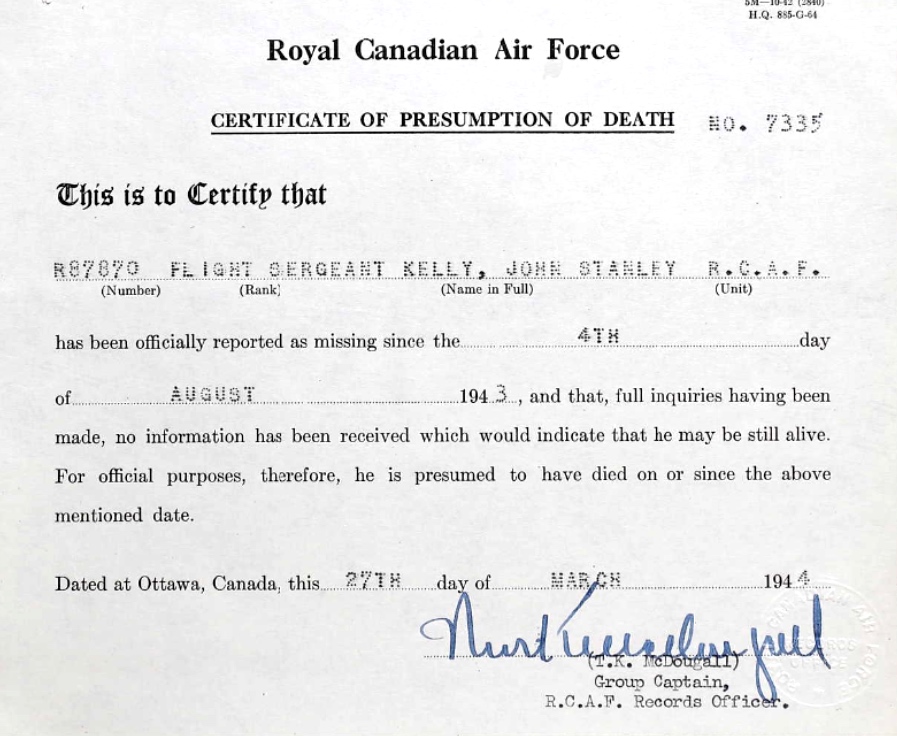 Notification of Death