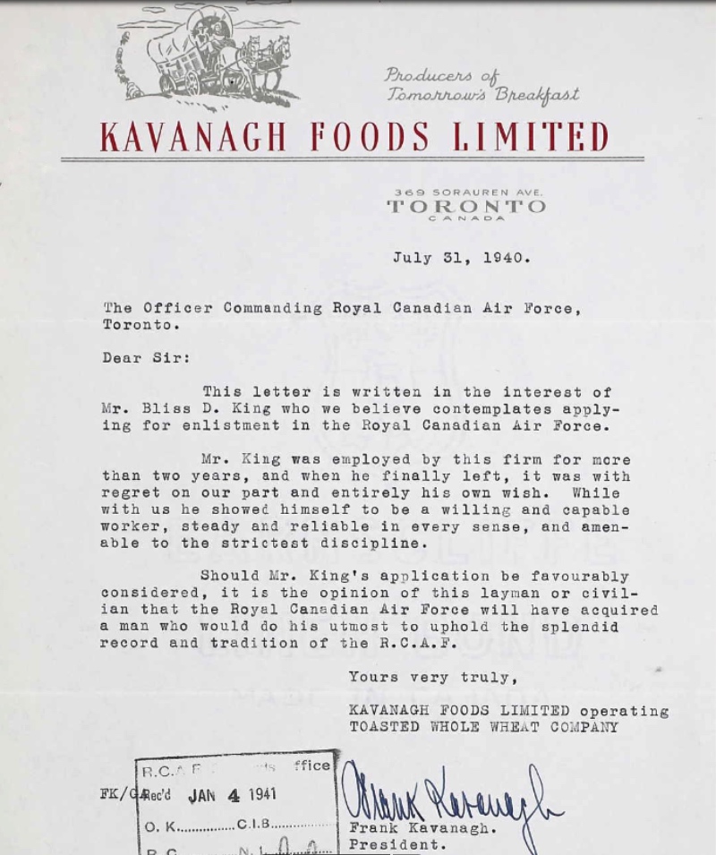 Letter of recommendation