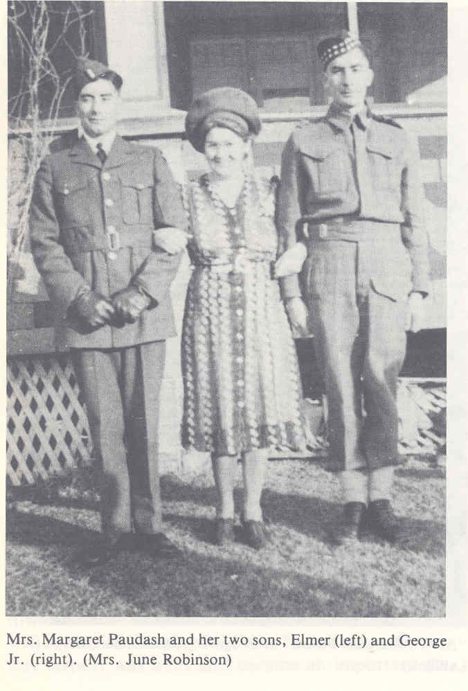 Margaret Paudash and sons