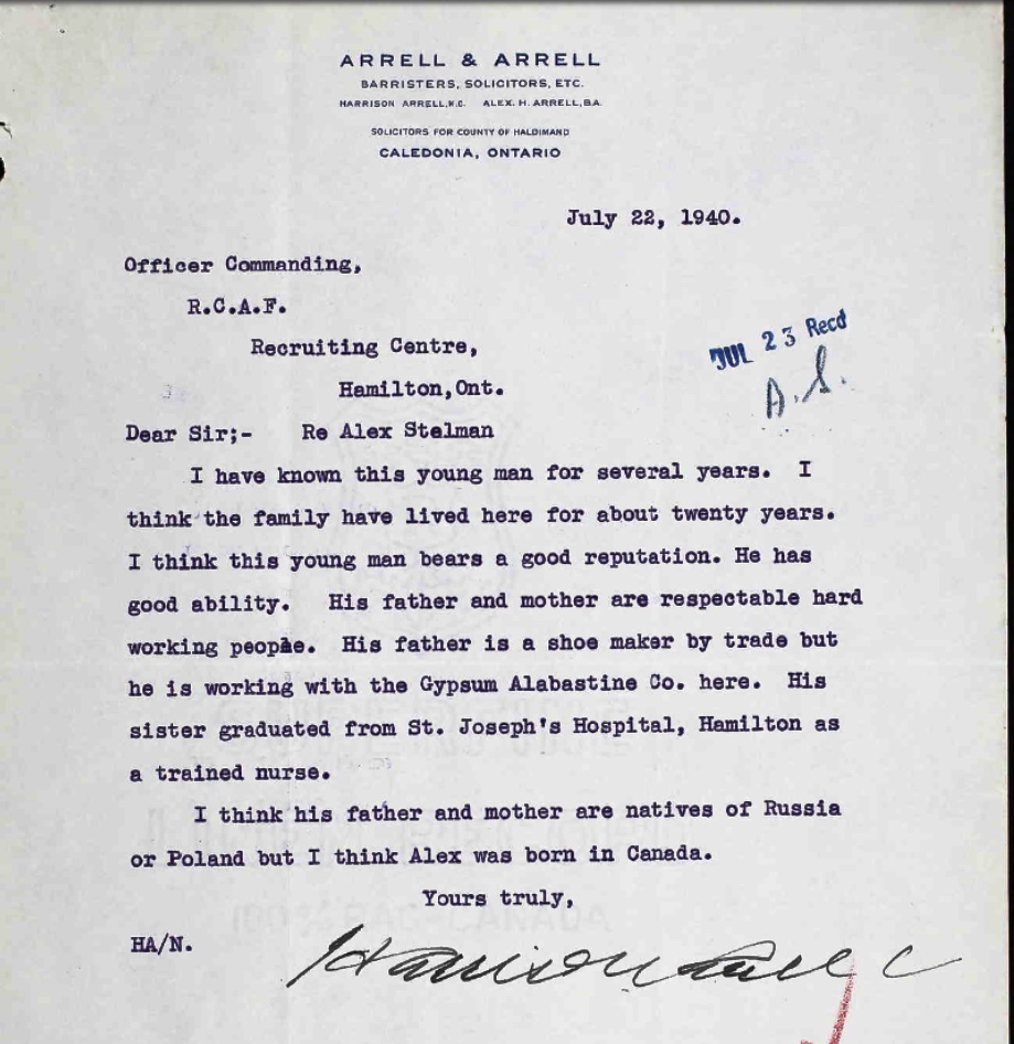 Letter of recommendation