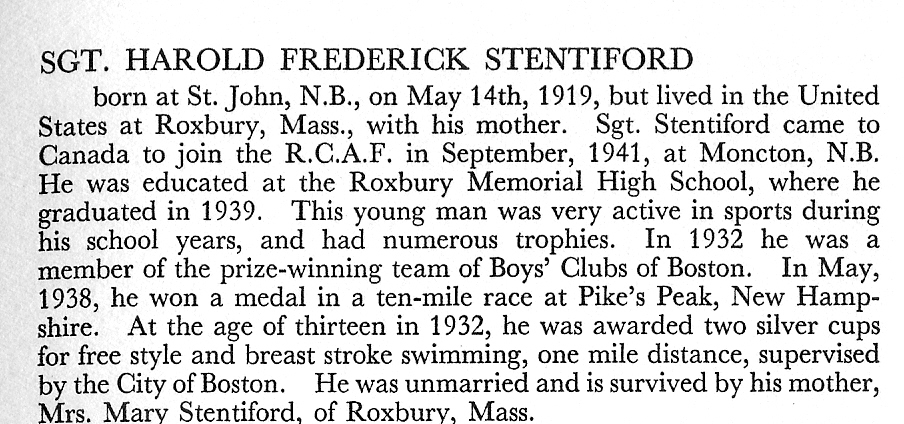 Photo of HAROLD FREDERICK STENTIFORD