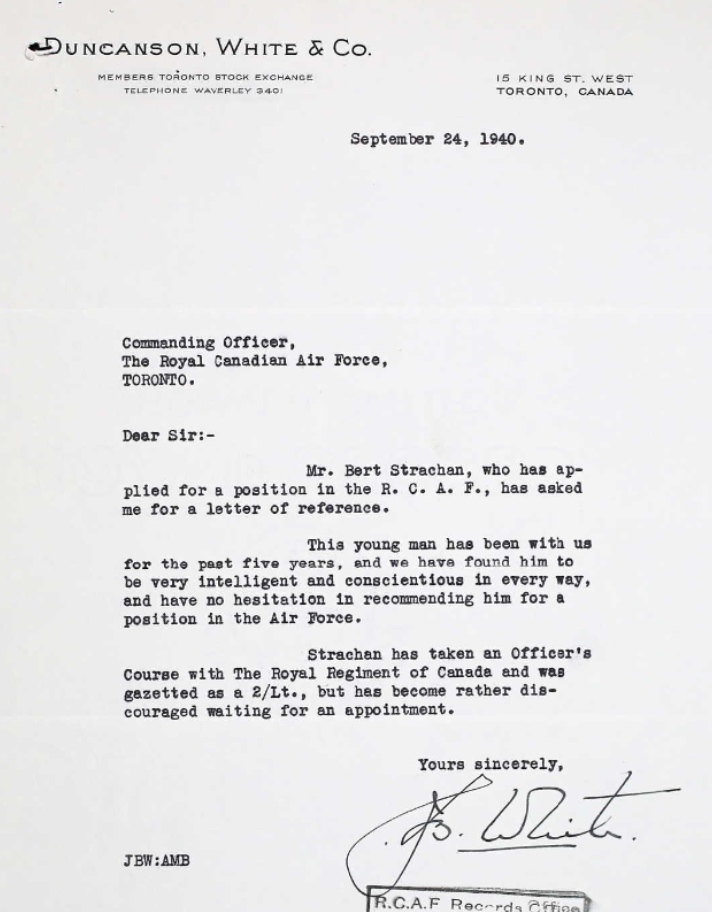 Letter of recommendation