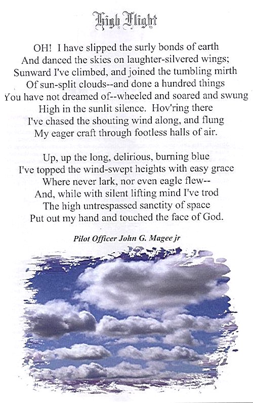 High Flight poem