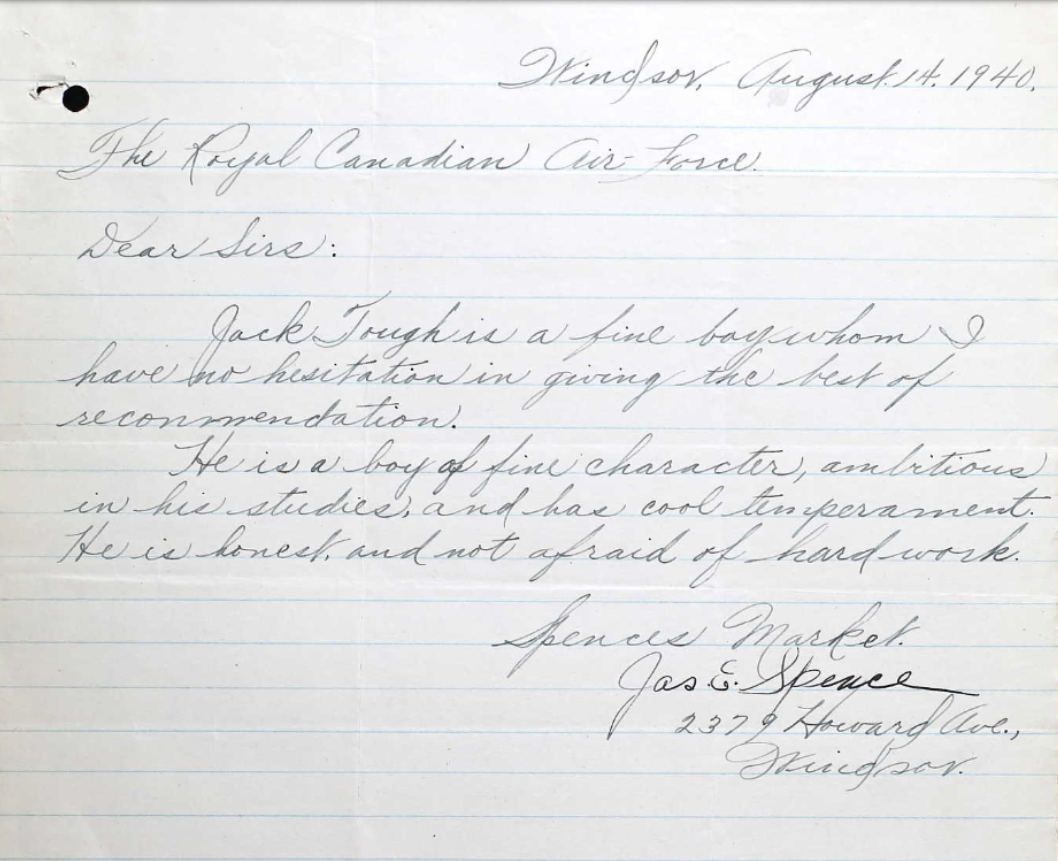 Letter of recommendation