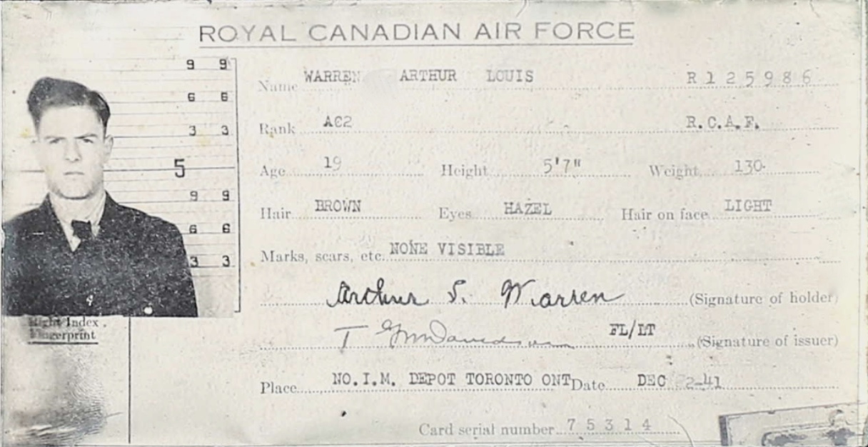 Photo of ARTHUR LOUIS WARREN