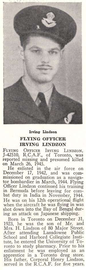 Photo of Irving Lindzon