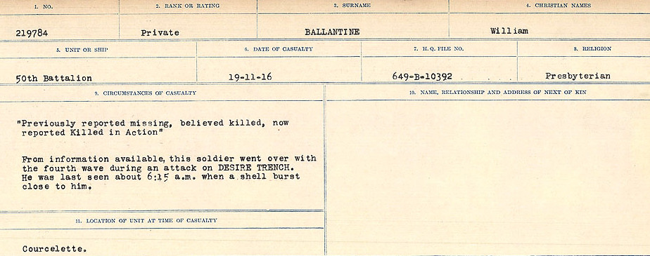 Circumstances of Death Registers