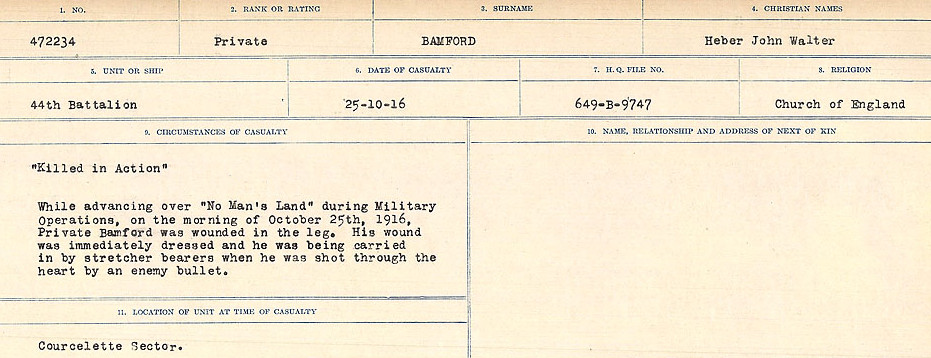 Circumstances of Death Registers