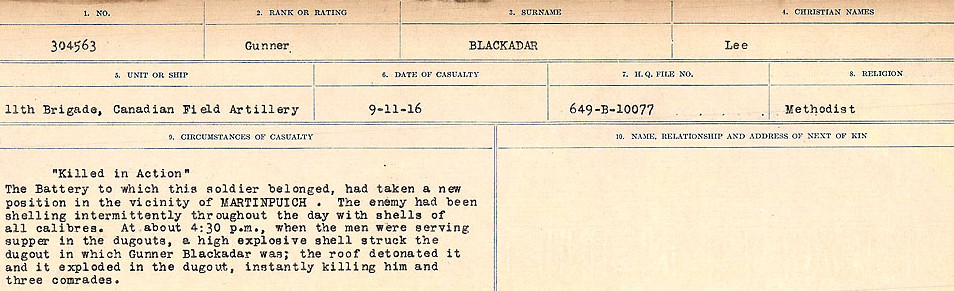 Circumstances of Death Registers