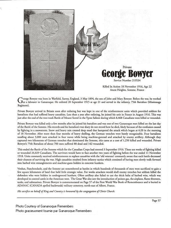 Memorial Page