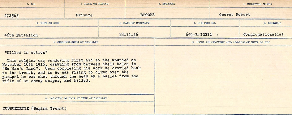 Circumstances of Death Registers