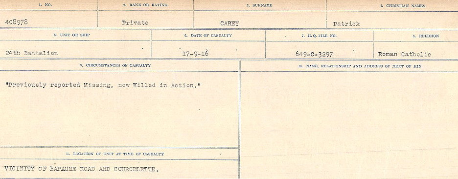 Circumstances of Death Registers