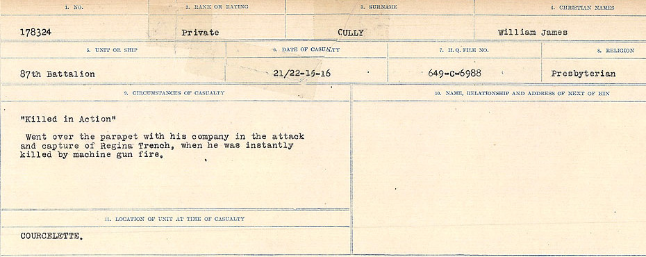 Circumstances of death registers