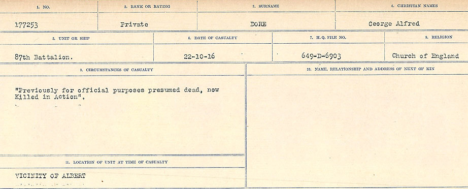 Circumstances of death registers
