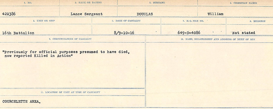 Circumstances of death registers