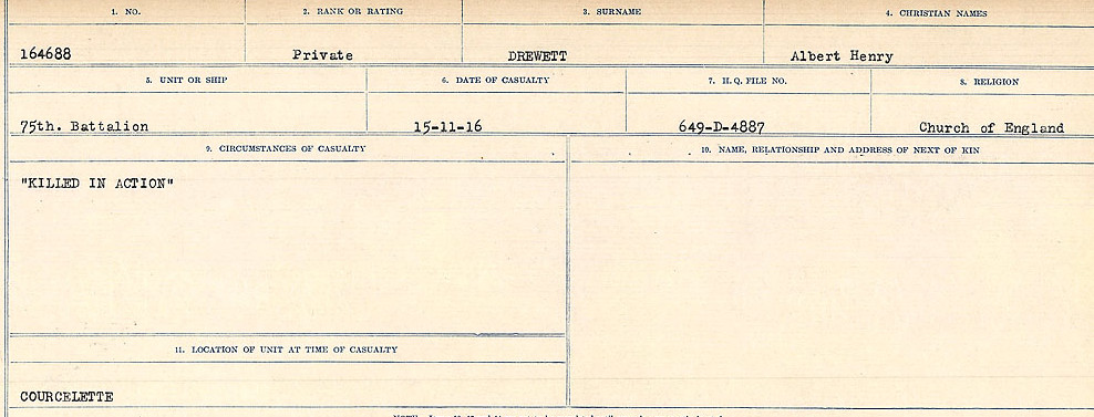 Circumstances of death registers