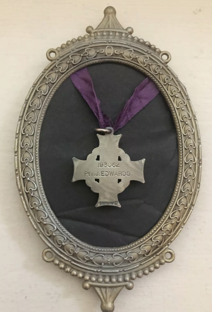 Reverse view Memorial Cross