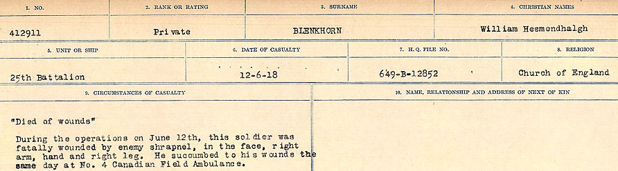 Registre des décès