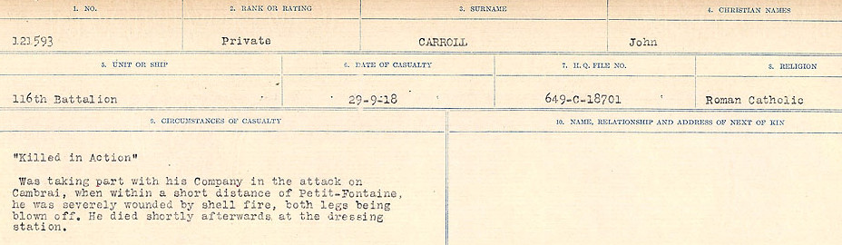 Circumstances of Death Registers