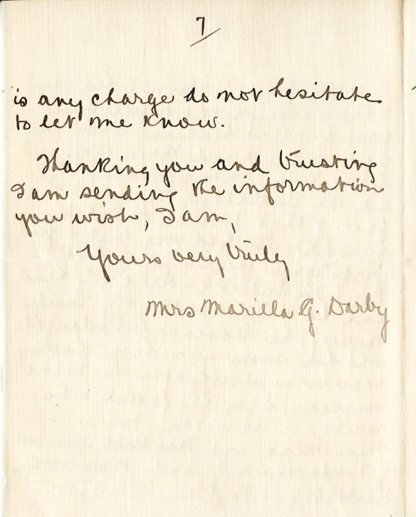 Letter (Page 7 of 7)