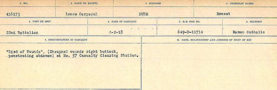 Circumstances of death registers