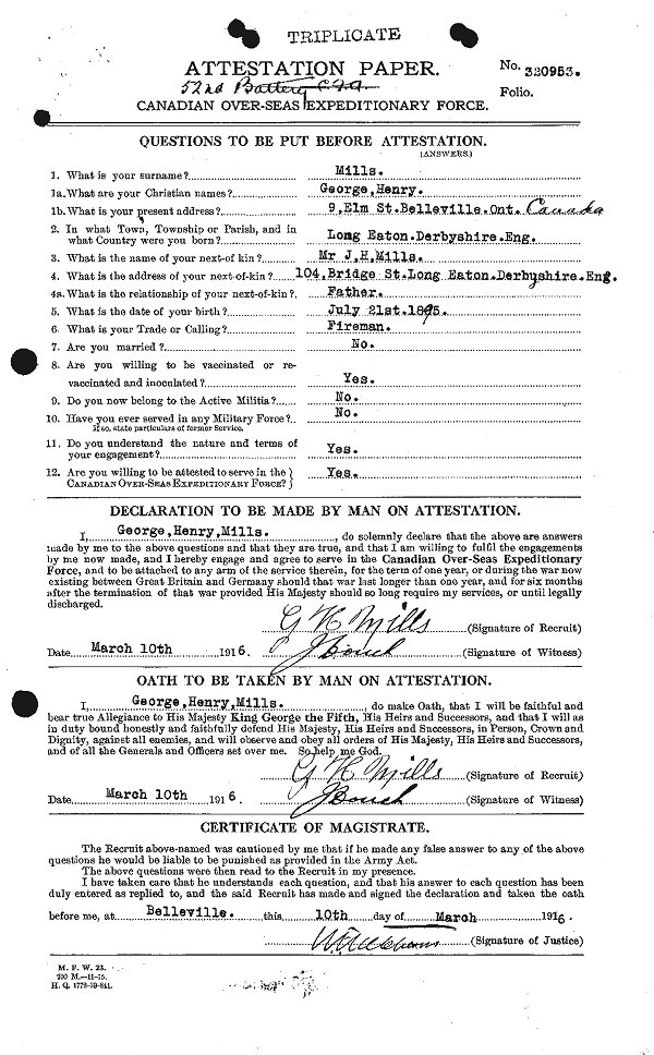 Document d'attestation 