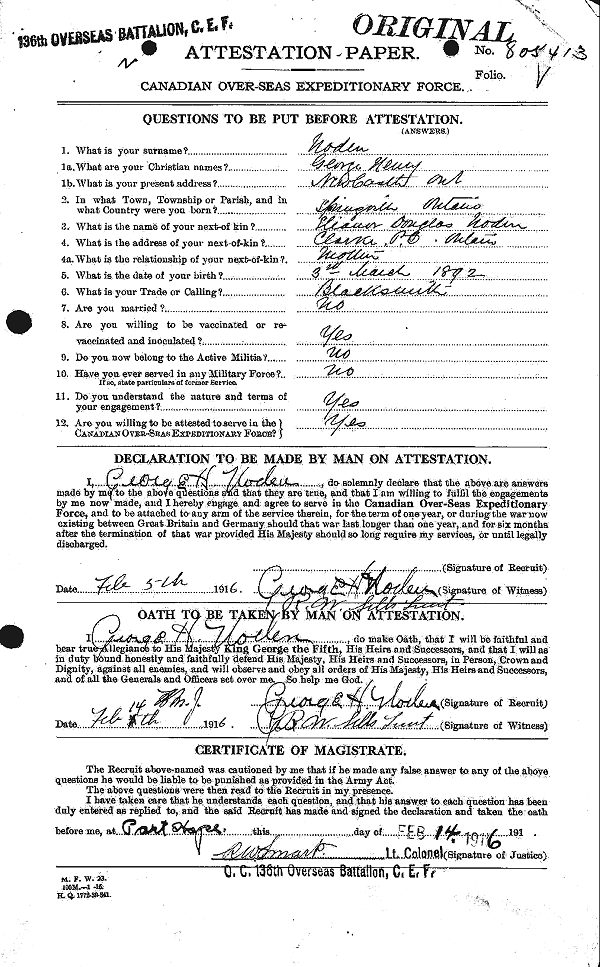 Documents d'attestation