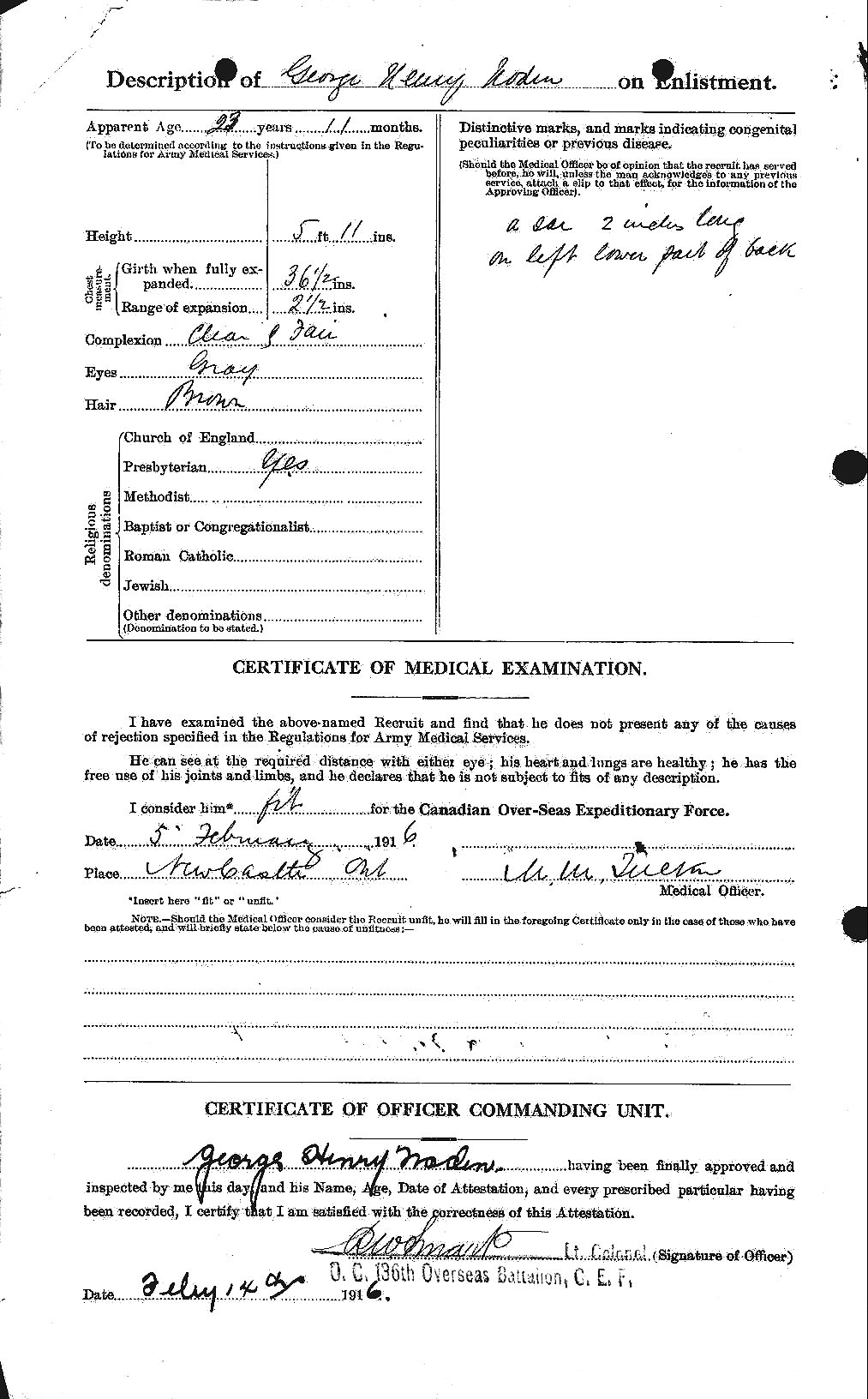 Documents d'attestation