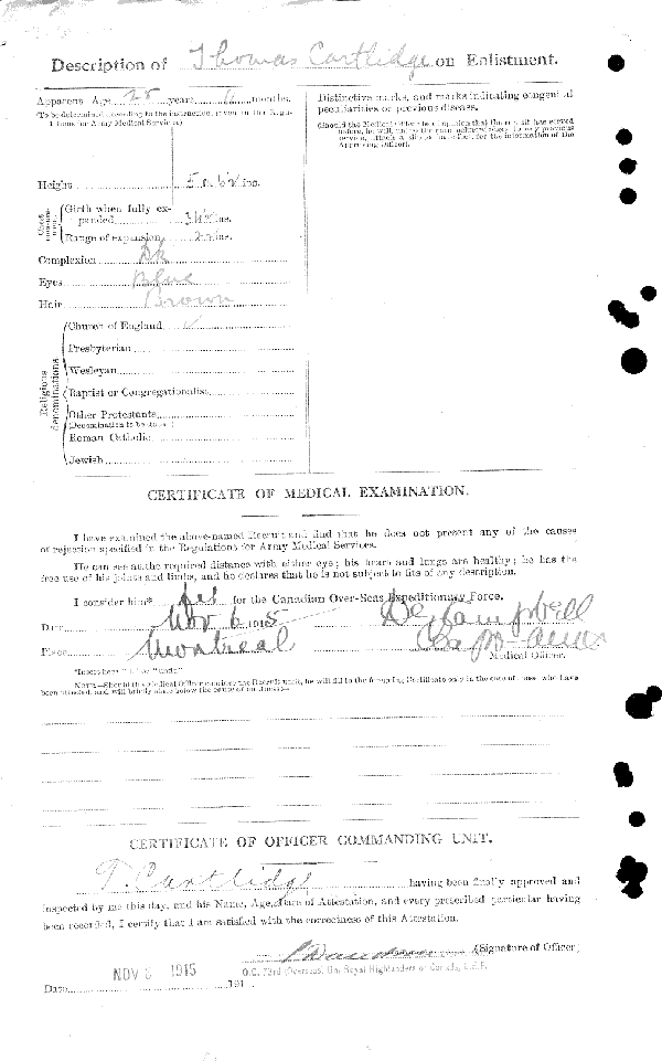 Feuille d'engagement (page 2)