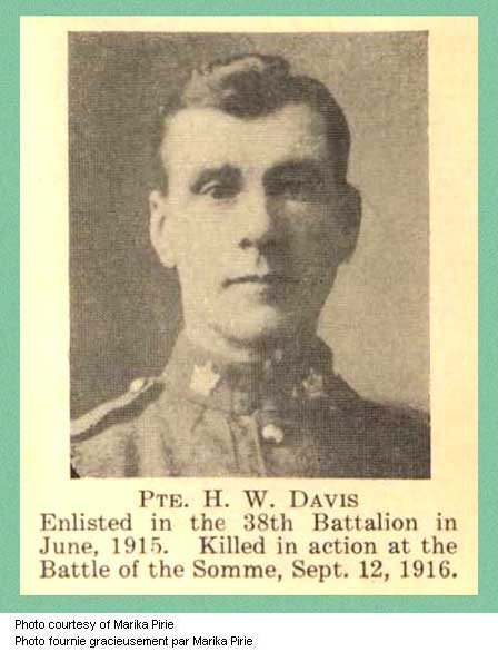 Photo de Harry Walter Davis