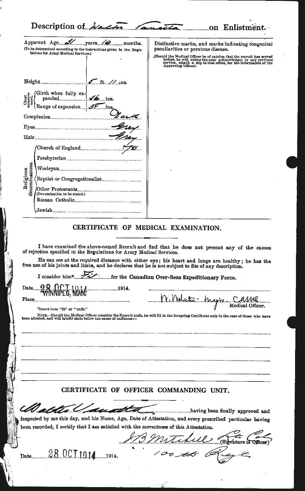 Documents d'attestation