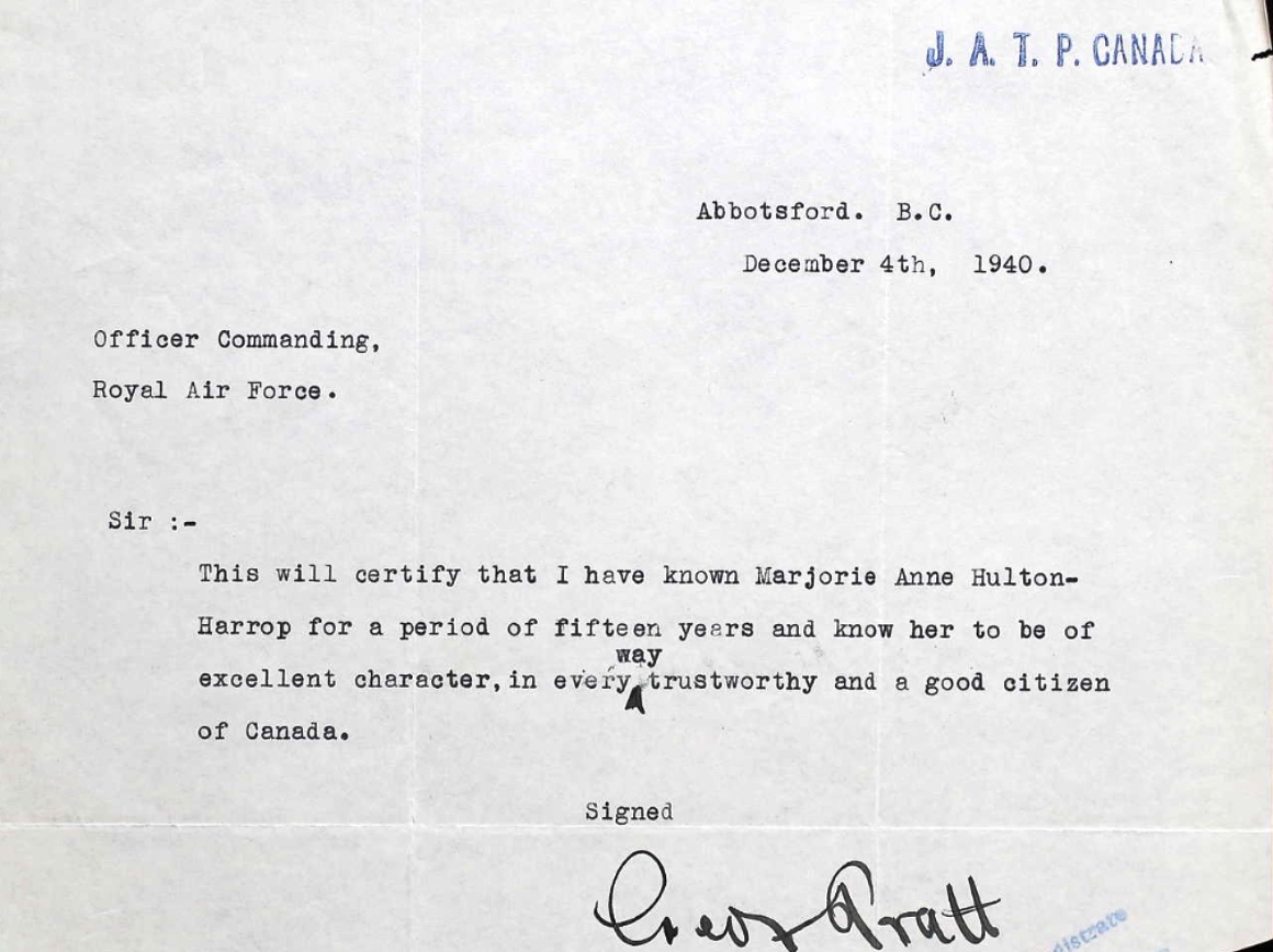 Letter of recommendation