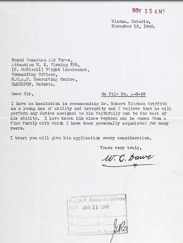 Letter of recommendation